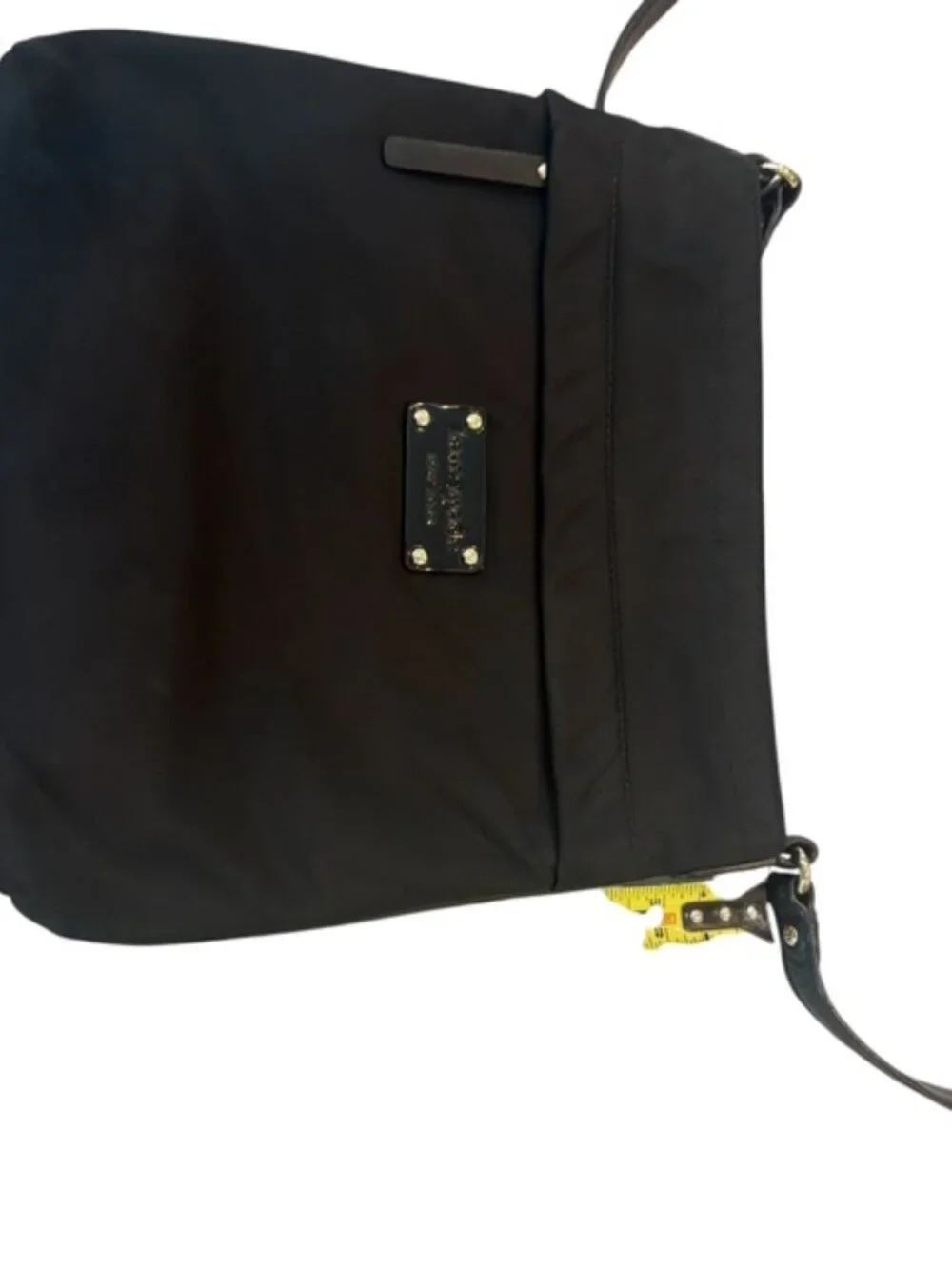 Kate Spade Women’s Crossbody Bag Black Medium Nylon Gold Hardware Lightweight